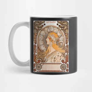 Alphonse Maria Mucha's Zodiaque or La Plume (ca. 1896–1897) Mug